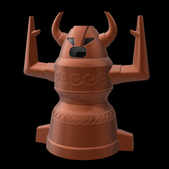 37195aea-e902-428e-9231-202366f031ef.png 3D-Datei Gehörntes Idol aus Indiana Jones und das Schicksal von Atlantis kostenlos・Design für 3D-Drucker zum herunterladen