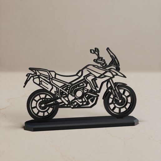 TRIUMPH TIGER 900 RALLY PRO MOTORCYCLE MODELL STAND DECOR