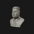 04.jpg 3D Sculpture of Kim Jong un 3D print model