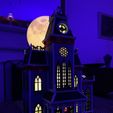 012d877ed5b568de31aafb0cdb514250bbf88885c6.jpg Archivo 3D Halloween Haunted House Lamp w 3d Moon-NO SUPPORT or PAINTING NEED・Diseño de impresión en 3D para descargar, fulv