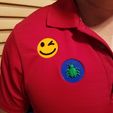 20191116_211011.jpg STL file Emoji Snap Badge Set・3D printable model to download