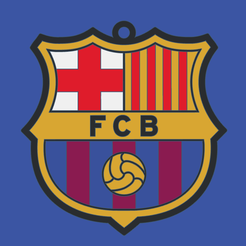 barcelona-tinker.png Archivo STL Llavero F.C. Barcelona・Plan de impresora 3D para descargar