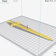 (SS) 2. 3D Printing Top View.jpg Archivo STL Espada de Acero Deco・Diseño de impresora 3D para descargar
