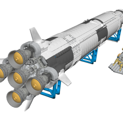 saturn-1.png Fichier STL NASA Saturn V 92176 (2020)・Objet pour impression 3D à télécharger