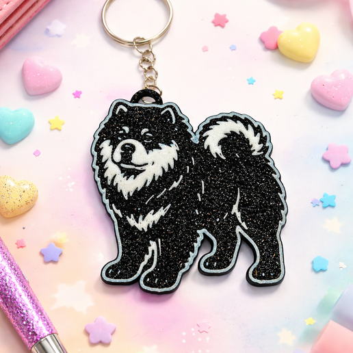 Chow Chow keychain