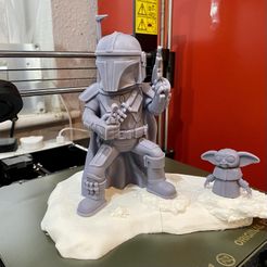 IMG_0513.jpeg 3D file Stylised Mandalorian STL・3D print design to download