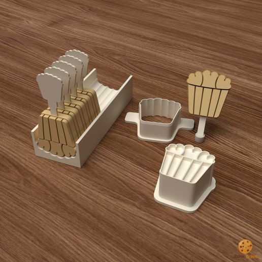 Popcorn Bucket Cake Pop Mold Set