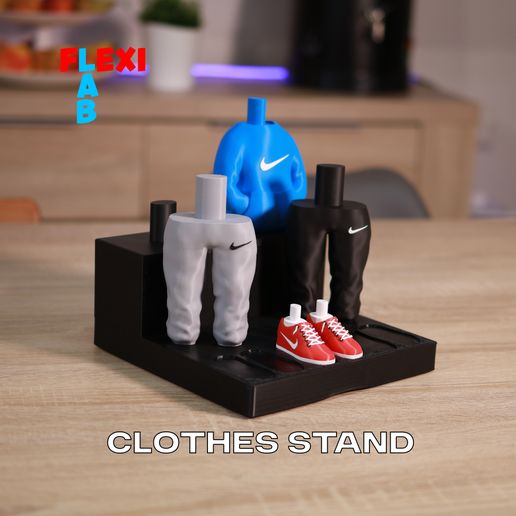 Clothes-stand-3d-printing-files.jpg Bart Simpsons Urban Vibes old school style with changeable clothes and clothes stand - FLEXI LAB