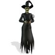 vid_000016.jpg DOWNLOAD HALLOWEEN WITCH 3D Model - Obj - FbX - 3d PRINTING - 3D PROJECT - GAME READY