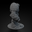 Golem.001.png Medieval Hero Mega Pack  10 Fantasy Characters STL OBJ
