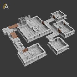 Dungeon_001.jpg Azargames - Dungeon Set - 70+ Brick System