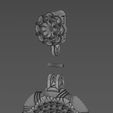 wf0.jpg Iced cluster bail Art deco pattern N04 memory pendant 3D print model