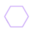 Hexagon~4.75in_depth_0.75in.stl Hexagon Cookie Cutter 4.75in / 12.1cm