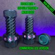 Fidget-Bolt-Capsule-Commercial-2.jpg Файл 3D Коммерческая версия - Fidget Bolt & Capsule Version・Модель для загрузки и 3D-печати