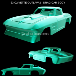 Proyecto-nuevo-2023-03-17T185304.638.png Fichier STL 63 C2 VETTE OUTLAW 2 - CARROSSERIE DRAG CAR・Design pour impression 3D à télécharger