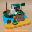 Cults_Scale.jpg Animal Crossing Redd Treasure Trawler 3D Model - Amiibo Scale - 3d Printable Animal Crossing New Horizons Redd Boat