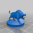 Boar_Updated.png Misc. Creatures for Tabletop Gaming Collection