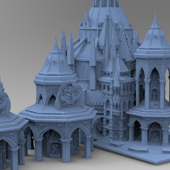 untitled.2799.png OBJ file Steampunk Medieval Tower Grand collection 1・3D printer design to download