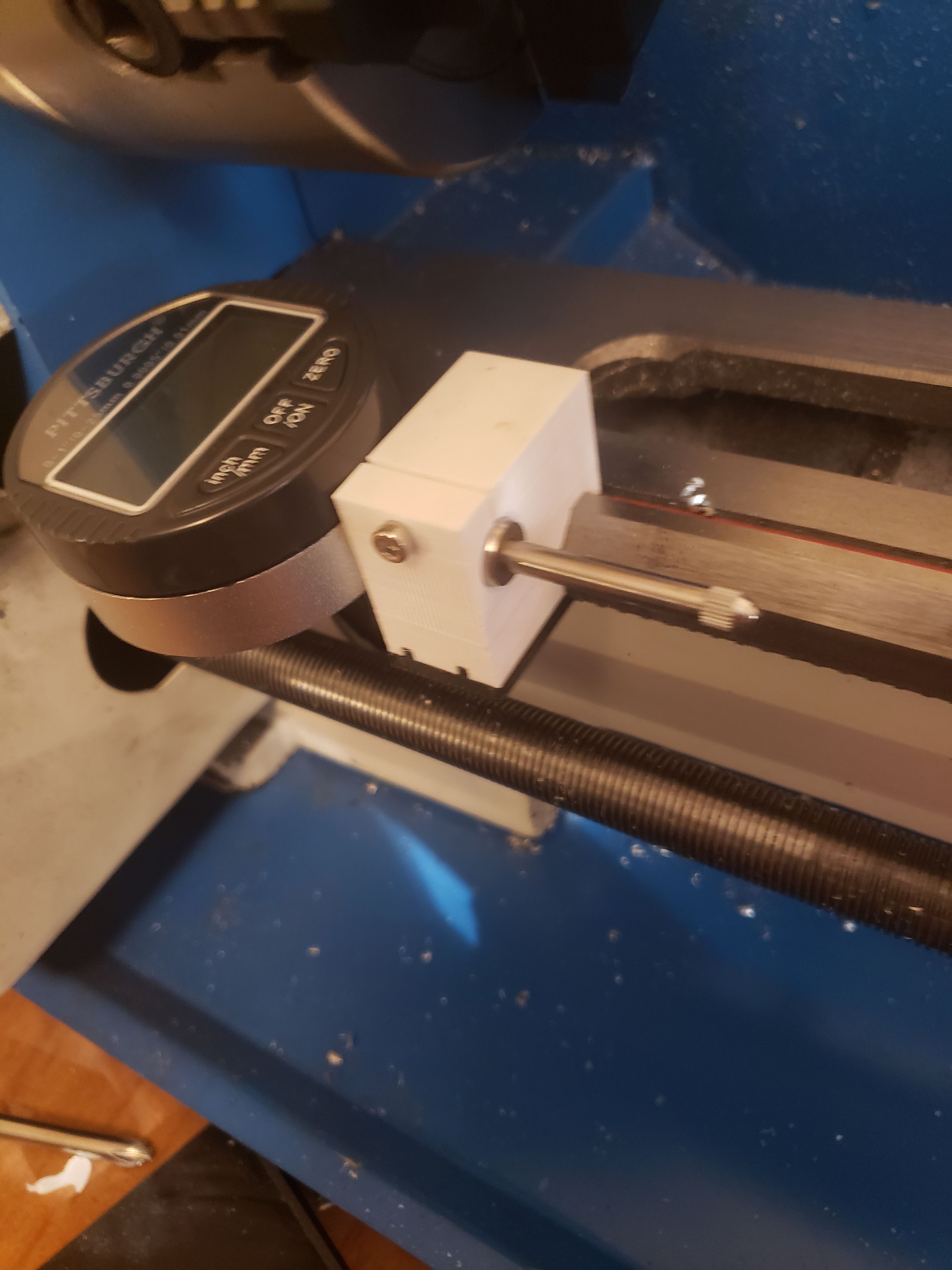 Скачать бесплатный файл STL Mini Lathe Carriage Stop / Travel dial • Проект с возможностью 3D