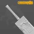 5.jpg Asa Mitaka Super Strong Uniform Sword from Chainsaw Man for cosplay 3d model