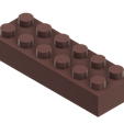 Bricks-2x6-v1.png STL file Building Bricks・Model to download and 3D print, Upcrid