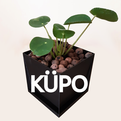 KUPO2.png Файл STL KÜPO - Cubic Planter With Integrated Saucer・Дизайн 3D принтера для загрузки