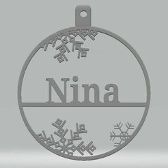 nina.jpg Personalized bauble Nina