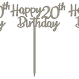 happy-birthday-10-20-30.png CAKE TOPPER HAPPY BIRTHDAY - With numbers