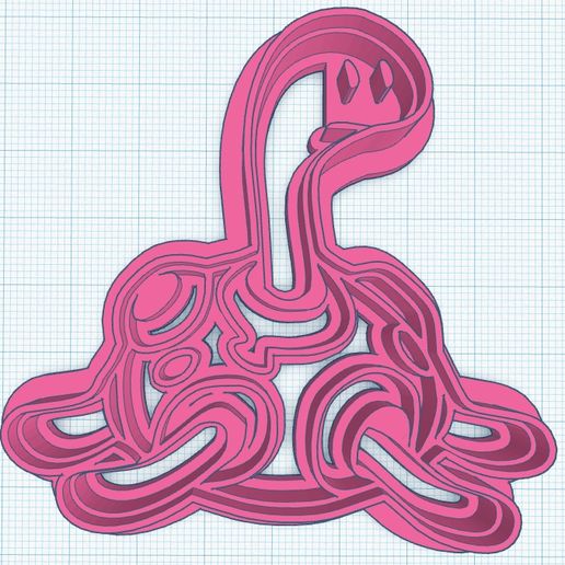 Shuckle Cookie Cutter 3D model