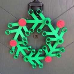 legowreath1_display_large.jpg Free STL file Giant Lego Christmas Wreath・3D print object to download, Boyvard