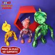 OONZ FACTORY CI ar iets STL file PRINT-IN-PLACE PINOCCHIO ARTICULATED・3D printable model to download