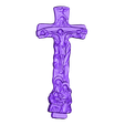 16.stl Fichier STL gratuit Christ sur la croix jésus art・Objet pour imprimante 3D à télécharger
