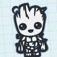 7667.jpg Baby Groot keychain