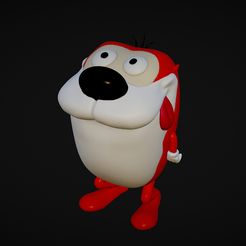 Screenshot_20220706-225836_Nomad.jpg STL file Stimpy from Ren and Stimpy・3D print design to download
