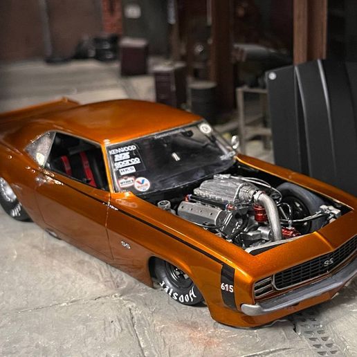 🚙 Chevrolet Camaro 1969 Sick Seconds.・ STL File for 3D