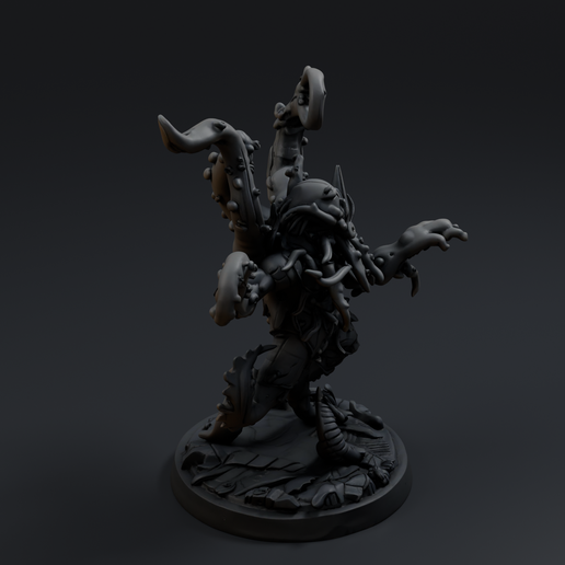 Eldritch Tentacle 3D printable STL miniature
