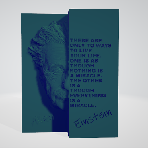 albert einstein pen box / tool box. /etc 3D model