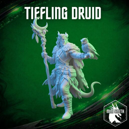 Tiefling Druid (Pre Supported)