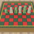 22.jpg Aztec Olmec Chess pieces with Board 3D print model