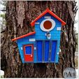 003.jpg STL file TOONED BIRDHOUSE V2.0・3D printer design to download