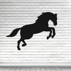 caballo-cenefa.png Fichier STL Bordure cheval - Décoration murale cheval・Plan à imprimer en 3D à télécharger