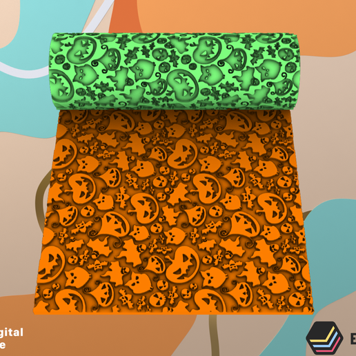 ROLLER POLYMER CLAY/runaway halloween/EULITEC.COM/CC/COPYRIGHTED LICENSE 3D model