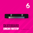 01C-FS-Concave-Back.png Concave Footstop Skateboard