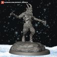 krampus_render4.jpg Winter Monsters - Tabletop Miniatures 3D Model Collection
