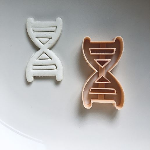 dna1.jpg Cortador de bolachas com ADN impresso em 3D, desenho .STL para impressoras 3D - Aventura de pastelaria e guloseimas únicas