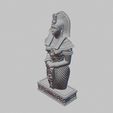 32-center.jpg Ägyptische Königin Büste | Alte Geschichte Statue | Pharao-Skulptur | Historische 3D-Kunst | Sammelbare Dekoration