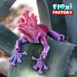 Dan-Sopala-Flexi-Factory-Frog_09.jpg Flexi Print-in-Place Frog Prince and Princess Prusa and Bambu painted 3mf files now added!