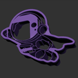 косм-4.png Astronaut cookie cutter Stl file