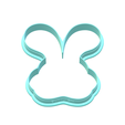 2.png Bunny with glasses Cookie Cutter | STL File