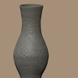 flower_vase_view_4_material.jpg flower vase with flower pattern